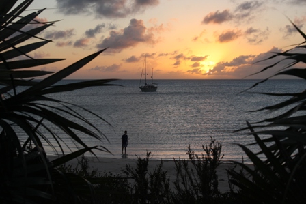 Sunset at Hawskbill Cay